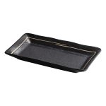 Beauty Home Πιατέλα πορσελάνης Gaia Αrt 7700-2 21x12 Μαύρο/Black - Image 2