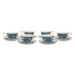 Beauty Home Σετ φλυτζάνια τσαγιού πορσελάνης 12τμχ Eternal Art 7718 Μπλε