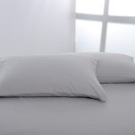 Ζευγάρι μαξιλαροθήκες jersey (50cm x 70cm) light grey SilkFashion