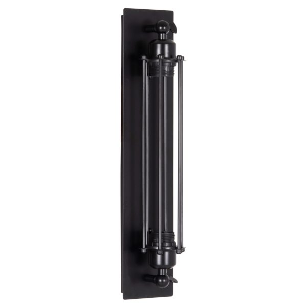 ΑΠΛΙΚΑ ΤΟΙΧΟΥ 2ΦΩΤΗ BEACON HM4463 ΜΕΤΑΛΛΟ ΣΕ ΜΑΥΡΟ 10x10x47Υεκ.