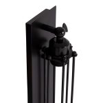 ΑΠΛΙΚΑ ΤΟΙΧΟΥ 2ΦΩΤΗ BEACON HM4463 ΜΕΤΑΛΛΟ ΣΕ ΜΑΥΡΟ 10x10x47Υεκ. - Image 4