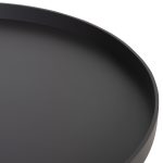 ΒΟΗΘΗΤΙΚΟ ΤΡΑΠΕΖΑΚΙ ΣΤΡΟΓΓΥΛΟ DRISCOLL HM6477.01 ΓΚΡΙ ΑΛΟΥΜΙΝΙΟ & ΣΧΟΙΝΙ Φ55x44Υεκ. - Image 6