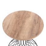 ΒΟΗΘΗΤΙΚΟ ΤΡΑΠΕΖΙ ΣΑΛΟΝΙΟΥ KEON HM18038.03 MDF TOP ΣΕ ΣΟΝΑΜΑ-ΜΕΤΑΛΛΟ Φ45x50Υεκ. - Image 5