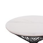 ΒΟΗΘΗΤΙΚΟ ΤΡΑΠΕΖΙ ΣΑΛΟΝΙΟΥ GRESAM HM18039.01 ΚΕΡΑΜΙΚΟ TOP-ΜΕΤΑΛΛΟ Φ50x44Υεκ. - Image 5