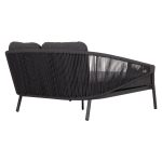 DAYBED ΣΕΙΡΑ XANTION ΗM6474.01 ΣΚΟΥΡΟ ΓΚΡΙ ΑΛΟΥΜΙΝΙΟ-ΣΧΟΙΝΙ-OLEFIN 157x147x88Υεκ - Image 5