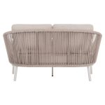 DAYBED ΣΕΙΡΑ XANTION HM6474.02 ΛΕΥΚΟ ΑΛΟΥΜΙΝΙΟ--ΣΧΟΙΝΙ--OLEFIN 157x147x88Υεκ - Image 6