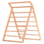 ΔΙΑΚΟΣΜΗΤΙΚΗ ΚΡΕΜΑΣΤΡΑ ΔΑΠΕΔΟΥ METIC HM18139 ΞΥΛΟ TEAK ΣΕ ΦΥΣΙΚΟ 70x70x102,5Υεκ. - Image 4