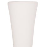 ΔΙΑΚΟΣΜΗΤΙΚΟ ΒΑΖΟ ΔΑΠΕΔΟΥ NEBULA HM4660.02M FIBER CEMENT ΛΕΥΚΟ--ΞΥΛΟ ΤΕΑΚ Φ45x148Υεκ - Image 4