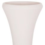 ΔΙΑΚΟΣΜΗΤΙΚΟ ΒΑΖΟ ΔΑΠΕΔΟΥ NEBULA HM4660.02S FIBER CEMENT ΛΕΥΚΟ--ΞΥΛΟ ΤΕΑΚ Φ45x115Υεκ - Image 4