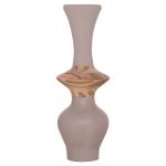 ΔΙΑΚΟΣΜΗΤΙΚΟ ΒΑΖΟ ΔΑΠΕΔΟΥ NEBULA HM4660.05S FIBER CEMENT TAUPE--ΞΥΛΟ ΤΕΑΚ Φ45x115Υεκ - Image 3