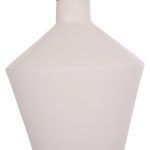 ΔΙΑΚΟΣΜΗΤΙΚΟ ΒΑΖΟ ΔΑΠΕΔΟΥ NEBULA HM4661.02 FIBER CEMENT ΛΕΥΚΟ--ΞΥΛΟ ΤΕΑΚ Φ60x115Υεκ. - Image 5