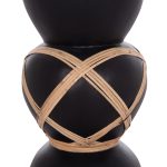 ΔΙΑΚΟΣΜΗΤΙΚΟ ΒΑΖΟ ΔΑΠΕΔΟΥ MAYNARD HM4672.01S TERRACOTTA ΜΑΥΡΟ-RATTAN Φ27.5x50Υ - Image 6