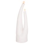 ΔΙΑΚΟΣΜΗΤΙΚΟ ΦΩΤΙΣΤΙΚΟ ΔΑΠΕΔΟΥ TUSKEN HM4702.02 FIBER CEMENT-ΛΕΥΚΟ 50x43x145Υεκ - Image 5
