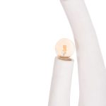 ΔΙΑΚΟΣΜΗΤΙΚΟ ΦΩΤΙΣΤΙΚΟ ΔΑΠΕΔΟΥ TUSKEN HM4702.02 FIBER CEMENT-ΛΕΥΚΟ 50x43x145Υεκ - Image 6