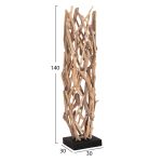 ΔΙΑΚΟΣΜΗΤΙΚΟ ΦΩΤΙΣΤΙΚΟ ΔΑΠΕΔΟΥ VEKNA HM4877 DRIFTWOOD ΣΕ ΦΥΣΙΚΟ 30x30x140Υεκ. - Image 2