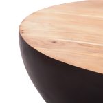 ΔΙΑΚΟΣΜΗΤΙΚΟ ΤΡΑΠΕΖΙ ΣΑΛΟΝΙΟΥ BOWL Φ89,5X39Yεκ. RUSTY ΜΕ ΞΥΛΟ ΑΚΑΚΙΑΣ HM8717.22 - Image 5
