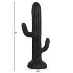 ΔΙΑΚΟΣΜΗΤΙΚΟΣ ΚΑΚΤΟΣ ΔΑΠΕΔΟΥ CACTUS HM4386.01L ΓΥΨΟΣ ΣΕ ΜΑΥΡΟ 63x37x150Υεκ. - Image 2