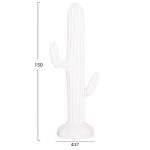 ΔΙΑΚΟΣΜΗΤΙΚΟΣ ΚΑΚΤΟΣ ΔΑΠΕΔΟΥ CACTUS HM4386.02L ΓΥΨΟΣ ΣΕ ΛΕΥΚΟ 63x37x150Υεκ. - Image 2