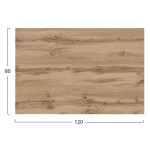 ΕΠΙΦΑΝΕΙΑ ΤΡΑΠΕΖΙΟΥ HPL ΟΡΘΟΓΩΝΙΑ HM5840.36 SONAMA OAK 120x80εκ. - Image 2