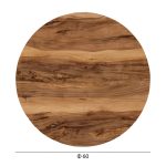 ΕΠΙΦΑΝΕΙΑ ΤΡΑΠΕΖΙΟΥ HPL ΣΤΡΟΓΓΥΛΗ HM5841.30 INDIAN SHESHAM Φ60εκ. - Image 2