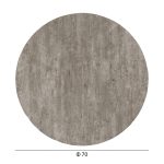 ΕΠΙΦΑΝΕΙΑ ΤΡΑΠΕΖΙΟΥ HPL ΣΤΡΟΓΓΥΛΗ HM5842.37 CONCRETE Φ70εκ. - Image 2