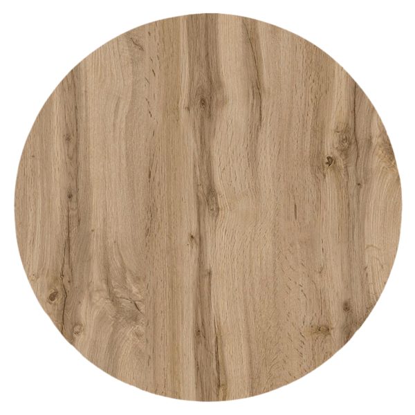 ΕΠΙΦΑΝΕΙΑ ΤΡΑΠΕΖΙΟΥ HPL ΣΤΡΟΓΓΥΛΗ HM6351.36 SONAMA OAK Φ120εκ.