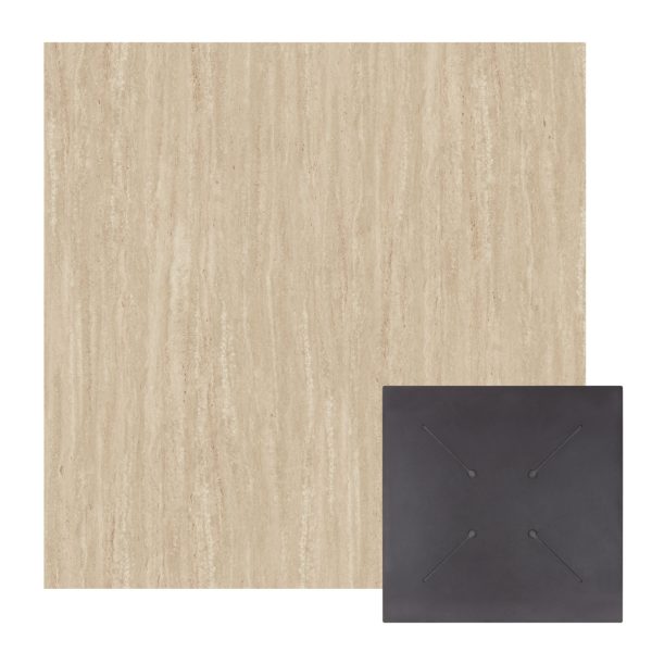 ΕΠΙΦΑΝΕΙΑ ΤΡΑΠΕΖΙΟΥ HPL ΤΕΤΡΑΓΩΝΗ HM5837.35 TRAVERTINE 60x60εκ.