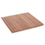ΕΠΙΦΑΝΕΙΑ ΤΡΑΠΕΖΙΟΥ ΤΕΤΡΑΓΩΝΗ HM18135 ΞΥΛΟ TEAK--ΦΥΣΙΚΟ 60x60x4(πάχος)εκ.