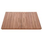 ΕΠΙΦΑΝΕΙΑ ΤΡΑΠΕΖΙΟΥ ΤΕΤΡΑΓΩΝΗ HM18136 ΞΥΛΟ TEAK--ΦΥΣΙΚΟ 70x70x4(πάχος)εκ. - Image 4