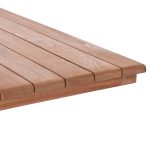 ΕΠΙΦΑΝΕΙΑ ΤΡΑΠΕΖΙΟΥ ΤΕΤΡΑΓΩΝΗ HM18136 ΞΥΛΟ TEAK--ΦΥΣΙΚΟ 70x70x4(πάχος)εκ. - Image 6