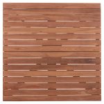 ΕΠΙΦΑΝΕΙΑ ΤΡΑΠΕΖΙΟΥ ΤΕΤΡΑΓΩΝΗ HM18137 ΞΥΛΟ TEAK--ΦΥΣΙΚΟ 80x80x4(πάχος)εκ. - Image 3