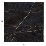ΕΠΙΦΑΝΕΙΑ ΤΡΑΠΕΖΙΟΥ ΤΕΤΡΑΓΩΝΗ HPL HM5838.34 ΜΑΥΡΟ ΜΑΡΜΑΡΟ 70x70εκ - Image 2