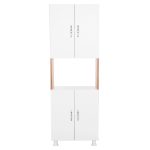 ΕΠΙΠΛΟ ΚΟΥΖΙΝΑΣ/ΝΤΟΥΛΑΠΙ RAD HM18196.04 ΜΕΛΑΜΙΝΗ ΦΥΣΙΚΟ-ΛΕΥΚΟ 55,5x32x165Υεκ. - Image 4