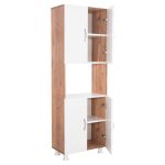 ΕΠΙΠΛΟ ΚΟΥΖΙΝΑΣ/ΝΤΟΥΛΑΠΙ RAD HM18196.04 ΜΕΛΑΜΙΝΗ ΦΥΣΙΚΟ-ΛΕΥΚΟ 55,5x32x165Υεκ. - Image 5