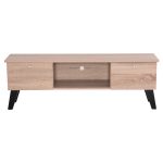ΕΠΙΠΛΟ ΤΗΛΕΟΡΑΣΗΣ IREN HM2481.01 ΜΕΛΑΜΙΝΗ ΣΕ SONAMA OAK-ΜΑΥΡΟ 120x32,5-34x41Yεκ. - Image 3