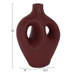 ΕΠΙΤΡΑΠΕΖΙΟ ΔΙΑΚΟΣΜΗΤΙΚΟ ΒΑΖΟ FLIKER HM4666.03L ΤΕΡΑΚΟΤΑ ΣΕ ΒΥΣΣΙΝΙ--22.5x12x30Υεκ. - Image 2