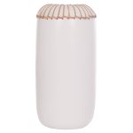 ΕΠΙΤΡΑΠΕΖΙΟ ΔΙΑΚΟΣΜΗΤΙΚΟ ΒΑΖΟ LENNOX HM4675.02S TΕΡΑΚΟΤΑ ΣΕ ΛΕΥΚΟ--Φ18x33Υεκ. - Image 3