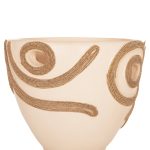 ΕΠΙΤΡΑΠΕΖΙΟ ΔΙΑΚΟΣΜΗΤΙΚΟ ΒΑΖΟ DEAN HM4678.02 ΤΕΡΑΚΟΤΑ ΣΕ ΚΡΕΜ--Φ25x28Υεκ. - Image 5