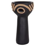 ΕΠΙΤΡΑΠΕΖΙΟ ΔΙΑΚΟΣΜΗΤΙΚΟ DEAN HM4679.01 ΜΑΥΡΗ ΤΕΡΑΚΟΤΑ & ΣΧΟΙΝΙ AGEL Φ18x35Υεκ - Image 3