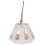 ΕΠΙΤΡΑΠΕΖΙΟ ΦΑΝΑΡΙ ERANTYL HM4696.02S ΛΕΥΚΟ FIBER CEMENT & ΧΕΡΟΥΛΙ RATTAN Φ25x17Yεκ. - Image 4