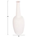 ΕΠΙΤΡΑΠΕΖΙΟ ΚΕΡΑΜΙΚΟ ΔΙΑΚΟΣΜΗΤΙΚΟ ELENDIL HM4592.01 ΥΠΟΛΕΥΚΟ ΚΡΥΣΤΑΛΛΙΚΟ Φ10x30Υ εκ - Image 2