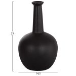 ΕΠΙΤΡΑΠΕΖΙΟ ΚΕΡΑΜΙΚΟ ΔΙΑΚΟΣΜΗΤΙΚΟ ELENDIL HM4593.02 ΜΑΥΡΟ ΜΑΤ 14,5x25Υεκ - Image 2