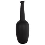 ΕΠΙΤΡΑΠΕΖΙΟ ΚΕΡΑΜΙΚΟ ΔΙΑΚΟΣΜΗΤΙΚΟ ELENDIL HM4591.02 ΜΑΥΡΟ ΜΑΤ Φ12x39.5Υεκ