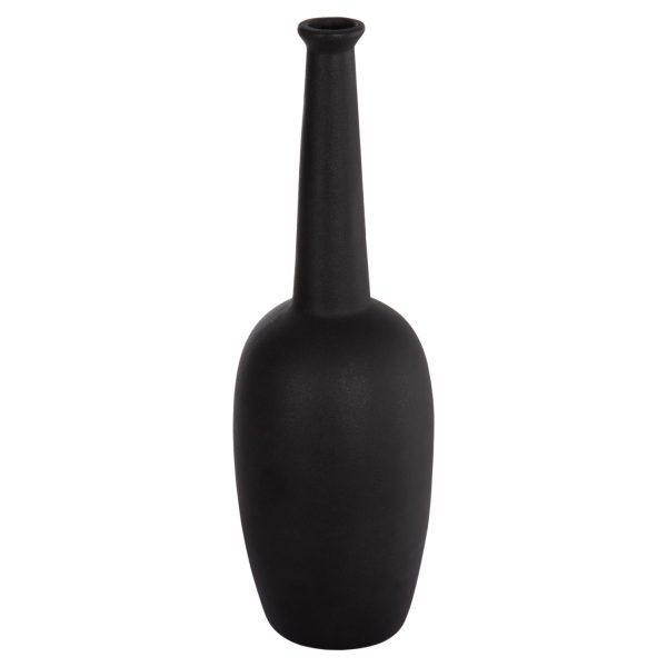 ΕΠΙΤΡΑΠΕΖΙΟ ΚΕΡΑΜΙΚΟ ΔΙΑΚΟΣΜΗΤΙΚΟ ELENDIL HM4591.02 ΜΑΥΡΟ ΜΑΤ Φ12x39.5Υεκ