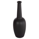 ΕΠΙΤΡΑΠΕΖΙΟ ΚΕΡΑΜΙΚΟ ΔΙΑΚΟΣΜΗΤΙΚΟ ELENDIL HM4592.02 ΜΑΥΡΟ ΜΑΤ Φ10x30Υεκ