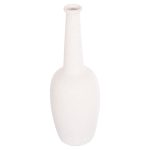 ΕΠΙΤΡΑΠΕΖΙΟ ΚΕΡΑΜΙΚΟ ΔΙΑΚΟΣΜΗΤΙΚΟ ELENDIL HM4592.01 ΥΠΟΛΕΥΚΟ ΚΡΥΣΤΑΛΛΙΚΟ Φ10x30Υ εκ