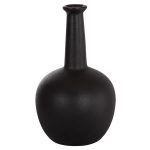 ΕΠΙΤΡΑΠΕΖΙΟ ΚΕΡΑΜΙΚΟ ΔΙΑΚΟΣΜΗΤΙΚΟ ELENDIL HM4593.02 ΜΑΥΡΟ ΜΑΤ 14,5x25Υεκ