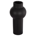 ΕΠΙΤΡΑΠΕΖΙΟ ΚΕΡΑΜΙΚΟ ΔΙΑΚΟΣΜΗΤΙΚΟ SCEPTER HM4605.02 ΜΑΥΡΟ ΜΑΤ Φ15x30Υ εκ.