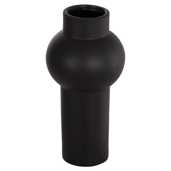 ΕΠΙΤΡΑΠΕΖΙΟ ΚΕΡΑΜΙΚΟ ΔΙΑΚΟΣΜΗΤΙΚΟ SCEPTER HM4605.02 ΜΑΥΡΟ ΜΑΤ Φ15x30Υ εκ.