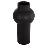 ΕΠΙΤΡΑΠΕΖΙΟ ΚΕΡΑΜΙΚΟ ΔΙΑΚΟΣΜΗΤΙΚΟ SCEPTER HM4605.02 ΜΑΥΡΟ ΜΑΤ Φ15x30Υ εκ. - Image 4